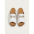 cheap Slide Sandals-Women's Gold Metallic Slide Sandals - Open-Toe  Comfort Sandals with Chain Detail for Casual &amp; Summer Wear