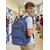 cheap College Backpacks-Student Large Capacity Waterproof Backpack for Boys &amp; Teens, Polyester School Bookbag with Multi Compartments, Laptop Travel Backpack with Luggage Strap, Casual College Daypack Multi Colors