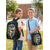 economico Zaini per Bambini e Adolescenti-Set di zaino per bambini con motivo squalo graffiti, composto da 3 pezzi in poliestere e astuccio. &amp;Borsa termica per il pranzo, grande capacità, multi-scomparto, per il ritorno a scuola, pranzo &amp;