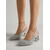 ieftine Pantofi slingback-Pentru femei Petrecere Cristal Talon fantezist Vârf ascuțit Modă Luciu Loafer Argintiu