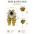 preiswerte Hochzeit ACC-Verstellbares Fliegen-Set für Herren, 3-teiliges Set aus Fliege, Brosche und Einstecktuch aus Polyester, mehrfarbige Accessoires für formelle Anlässe wie Hochzeiten, Bankette, Partys, Abschlussbälle