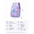 abordables Mochilas para Niños y Adolescentes-Mochila escolar impermeable para niñas, mochila grande con múltiples bolsillos para portátil, bonita mochila de viaje universitaria con estampado tie-dye en varios colores.