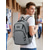 cheap College Backpacks-Student School Backpack for Boys, Large Capacity Multi-Compartment Waterproof Polyester Bookbag, Lightweight Travel Backpack with Organizer Pockets, Luggage Sleeve, Multiple Colors