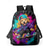 cheap Kids &amp; Teen Backpacks-Kids Boys Graffiti Skateboard Dog Backpack Set, 3-Piece Polyester School Bag with Pencil Case &amp; Insulated Lunch Bag, Large Capacity Multi-Compartment, for Back to School, Lunch &amp; Travel