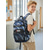 baratos Mochilas para Crianças e Adolescentes-Mochila escolar masculina para estudantes, mochila impermeável de poliéster com vários compartimentos e grande capacidade, comporta laptop de 15,6 polegadas, alça para mala de viagem, mochila para o