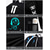 abordables Mochilas para Niños y Adolescentes-Mochila de estilo tecnológico para preadolescentes y adolescentes, mochila escolar de gran capacidad con estilo gamer y puerto USB para la escuela secundaria, el campus y los viajes.