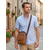 cheap Men's Bags-Men's Crossbody Bag, Faux Leather Shoulder Bag with Adjustable Strap, Multi-Pocket Large Capacity, Black/Brown/Coffee, Perfect for Business, Travel, Daily Commute, Summer Casual Style
