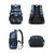 baratos Mochilas para Crianças e Adolescentes-Mochila escolar masculina para estudantes, mochila impermeável de poliéster com vários compartimentos e grande capacidade, comporta laptop de 15,6 polegadas, alça para mala de viagem, mochila para o