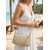 cheap Vacation &amp; Travel Bags-Women's Woven Shoulder Bag Crossbody Purse, Straw Knit Hobo Handbag with Adjustable Strap and Gold Chain, Ivory Khaki Summer Vacation Beach Travel Tote for Daily Casual Use