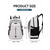 preiswerte College-Rucksäcke-Unisex-Laptop-Rucksack für Schüler und Studenten, verschiedene Farben, wasserabweisendes Polyester, mehrere Fächer, großes Fassungsvermögen, passend für Laptops bis 16 Zoll, Trolley-Gurt, ideal für