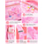 abordables Sacs à dos pour Enfants et Adolescents-Sac à dos scolaire rose pour filles joli sac à dos princesse avec rangement multi-compartiment et grande capacité design rentrée scolaire