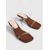 cheap Heeled Sandals-Women's Mules - Clear Transparent Double Strap Sculpted Low Heels for Sunset Dinner, Resort Evening Party