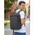 baratos Mochilas de Faculdade-Mochila escolar impermeável para laptop, ideal para estudantes do sexo masculino. Feita em poliéster, possui diversos compartimentos para acomodar laptops de até 15,6 polegadas e é perfeita para