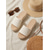 abordables Sandales espadrilles-Femmes Plage Vacances Compensé Bout Rond Bohème Vacances Lin Mocassin Beige