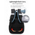 baratos Mochilas de Faculdade-Mochila escolar masculina para laptop de 15,6 polegadas, preta/cinza, em poliéster impermeável, com amplo espaço interno e vários compartimentos, além de alça para bagagem, ideal para ensino médio,