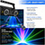 baratos Efeitos Especiais da Casa Assombrada-Projetor de luzes laser RGB profissional para festas, com suporte a DMX, ativado por som e controlado remotamente, ideal para festas em ambientes internos, discotecas, clubes, karaokês, bares e palcos