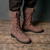 preiswerte Schuhe-Mittelalterlich Renaissance Schuhe Kniehohe Stiefel Flache Jazzstiefel Kostüm Herren Keltisch Seeräuber Halloween Maskerade Leistung LARP Renaissance-Messe Erwachsene Schuhe
