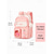 preiswerte Kinder- und Teenager-Rucksäcke-Mädchen-Schulrucksack-Set, pinkfarbener, wasserdichter Polyester-Rucksack mit Federmäppchen, geräumiger Rucksack mit vielen Fächern, ergonomischer Form, ideal für Reisen &amp;täglicher Gebrauch, Klassen