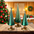 cheap Decorative Lights-Tabletop Christmas Trees with Timer, Glass Christmas Trees That Light Up, Set of 3 Table Top Christmas Tree Decorations for Home Party Festival
