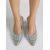 ieftine Pantofi slingback-Pentru femei Petrecere Cristal Talon fantezist Vârf ascuțit Modă Luciu Loafer Argintiu