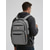 baratos Mochilas de Faculdade-Mochila escolar masculina para laptop de 15,6 polegadas, preta/cinza, em poliéster impermeável, com amplo espaço interno e vários compartimentos, além de alça para bagagem, ideal para ensino médio,