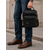 abordables Sacs pour homme-Sac bandoulière en cuir pour homme, sac à bandoulière zippé multipoches pour le travail, les voyages et le quotidien