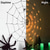 baratos Iluminação Interior e para Festas-Decorações de Halloween: luzes de teia de aranha à prova d'água, com controle remoto e 8 modos de iluminação. Ideais para casa, jardim, ambientes internos e externos.