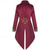 economico Capispalla-Cappotto medievale punk  gotico steampunk giacca esterna principe dottore della peste nobiluomo vestito elegant costume dell'elfo Ebenezer Scrooge Natale reale carnevale steampunk festa mascherata
