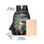 economico Zaini per Bambini e Adolescenti-Set di zaino per bambini con motivo squalo graffiti, composto da 3 pezzi in poliestere e astuccio. &amp;Borsa termica per il pranzo, grande capacità, multi-scomparto, per il ritorno a scuola, pranzo &amp;