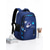 abordables Mochilas para Niños y Adolescentes-Mochila escolar infantil de explorador espacial para niños, mochila de poliéster impermeable con múltiples compartimentos y gran capacidad, tiras reflectantes de seguridad, panel trasero transpirable,