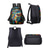 economico Zaini per Bambini e Adolescenti-Set di zaino per bambini con motivo squalo graffiti, composto da 3 pezzi in poliestere e astuccio. &amp;Borsa termica per il pranzo, grande capacità, multi-scomparto, per il ritorno a scuola, pranzo &amp;