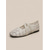 voordelige Platte damesschoenen-Off-white kanten ballerina's voor dames - spitse, vierkante neus, mesh Mary Janes met elastische bandjes voor casual dagelijks gebruik. &amp;zomervakantie