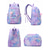 abordables Mochilas para Niños y Adolescentes-Mochila escolar impermeable para niñas, mochila grande con múltiples bolsillos para portátil, bonita mochila de viaje universitaria con estampado tie-dye en varios colores.
