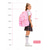 abordables Sacs à dos pour Enfants et Adolescents-Sac à dos scolaire rose pour filles joli sac à dos princesse avec rangement multi-compartiment et grande capacité design rentrée scolaire