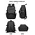 economico Zaini per Bambini e Adolescenti-Zaino unisex per studenti con laptop, nero &amp;Zaino scolastico grigio in poliestere resistente all'acqua, grande capacità, design multi-scomparto, tracolla per trolley, ideale per il ritorno a scuola,