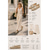 abordables Zapatillas sin cordones y mocasines de mujer-Mocasines de ante beige para mujer: zapatos planos sin cordones con hebilla metálica grande para pantalones tobilleros, estilo casual urbano.