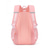 preiswerte Kinder- und Teenager-Rucksäcke-Mädchen-Rucksack-Set, 2-teilig: wasserabweisender Schulrucksack mit Federmäppchen, geräumiger Polyester-Rucksack mit vielen Fächern, reflektierende Sicherheitsstreifen, rosa, lila, cremeweiß, ideal