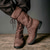 preiswerte Schuhe-Mittelalterlich Renaissance Schuhe Kniehohe Stiefel Flache Jazzstiefel Kostüm Herren Keltisch Seeräuber Halloween Maskerade Leistung LARP Renaissance-Messe Erwachsene Schuhe