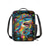 economico Zaini per Bambini e Adolescenti-Set di zaino per bambini con motivo squalo graffiti, composto da 3 pezzi in poliestere e astuccio. &amp;Borsa termica per il pranzo, grande capacità, multi-scomparto, per il ritorno a scuola, pranzo &amp;