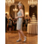 voordelige Jaren 1920 &amp; Gatsby-tijdperk-Damesschoenen in Gatsby-stijl uit de jaren 1920 - metallic zilveren glitter Mary Jane mid-hakken voor een flapper-themafeest of jazzdansgala.
