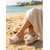 abordables Sandales espadrilles-Femmes Plage Vacances Compensé Bout Rond Bohème Vacances Lin Mocassin Beige