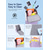 abordables Sacs à dos pour Enfants et Adolescents-Sac à dos scolaire dinosaure lapin pour garçons et filles, en polyester grande capacité, facile à nettoyer, ergonomique, avec bande réfléchissante, idéal pour l'école primaire.