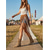 preiswerte Frauen-Damen Outdoor Musikfestival Schnalle Blockabsatz Runde Zehe Bohemien Urlaub Kunstwildleder Loafer Khaki Braun