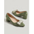 economico Décolleté con tacco largo-Décolleté da donna verde salvia con fiocco, comode scarpe da lavoro con punta arrotondata e tacco basso a blocco, ideali per ufficio, pendolarismo e occasioni casual-lavorative. &amp;abbigliamento