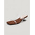 cheap Heeled Sandals-Women's Mules - Clear Transparent Double Strap Sculpted Low Heels for Sunset Dinner, Resort Evening Party