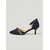 billiga Klassiska pumpar-Eleganta pumps för dam - Midnattsblå glitterfärgade spetsiga kitten heels med strass-ankelrem för cocktailparty, kvällsmiddag