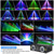 baratos Efeitos Especiais da Casa Assombrada-Projetor de luzes laser RGB profissional para festas, com suporte a DMX, ativado por som e controlado remotamente, ideal para festas em ambientes internos, discotecas, clubes, karaokês, bares e palcos
