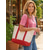 abordables Bolsos de viaje para vacaciones-Bolso tote unisex de lona con cierre de cremallera, bolso de hombro multicompartimento de gran capacidad en negro, rojo y azul marino, bolso tote informal para el trabajo, viajes, playa y uso diario.