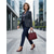 preiswerte Klassische Pumps-Bequeme burgunderrote Keilpumps für Damen – Retro-Schuhe aus glänzendem Lackleder mit runder Zehenpartie fürs Büro &amp;Business Casual