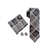 voordelige Huwelijk ACC-Set bestaande uit een stropdas, pochet en manchetknopen voor heren, een veelkleurige polyester stropdas met patroon, geschikt voor bruiloften, zakelijke gelegenheden, formele feesten en avondkleding.